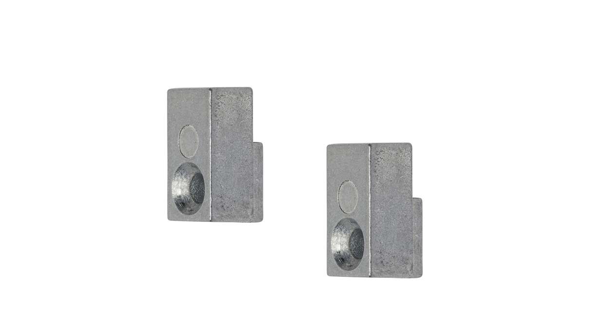 planeo Staffa verticale - Nero 2 pz.