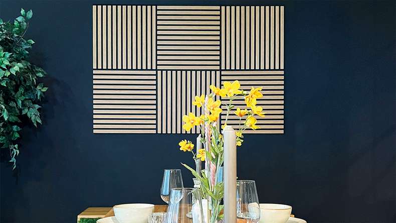 pannello acustico planeo - MixWall Timber Touch Althea Oak 52 x 52 cm | impiallacciato in vero legno (PLMW-10011A)