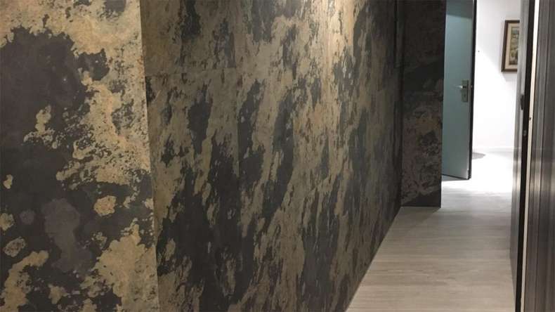planeo EVOLITH Slate&Stone - Rivestimento in pietra naturale Terracrust 1220 x 610 mm