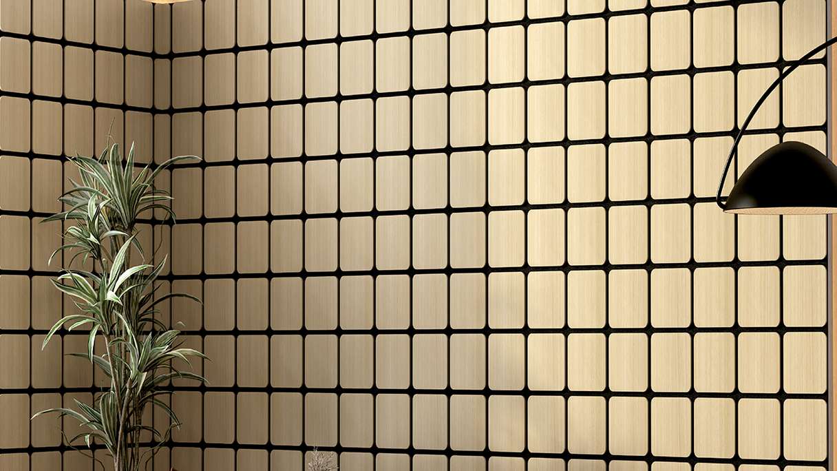 Skaben Pannelli acustici SilentWall - quadrato rovere naturale chiaro - 60 x 58,5 cm