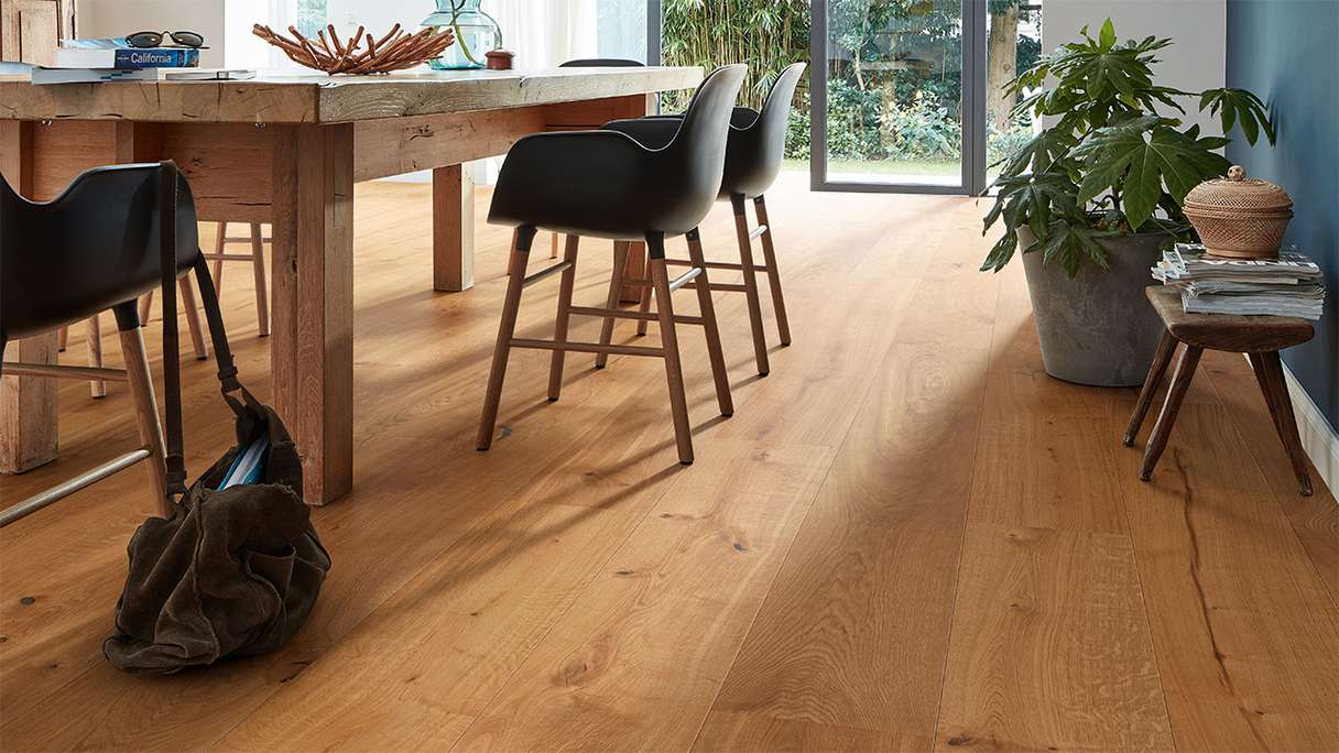 MEISTER Lindura pavimento in legno HD 400 - 08904 Rovere autentico oliato naturale 2200 x 270 x 11 mm (500213-2200270-08904)
