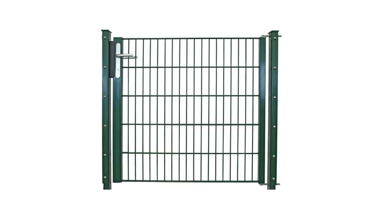 Luce universale per porte a 1 pannello verde muschio A 1200 x L 1090 mm inclusi i pali della porta