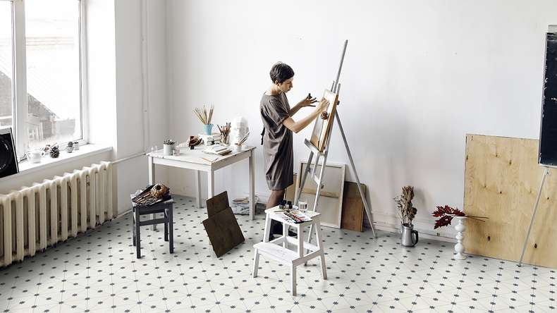 Pavimento Gerflor CV - HQR Nature 2418 Berry Blue