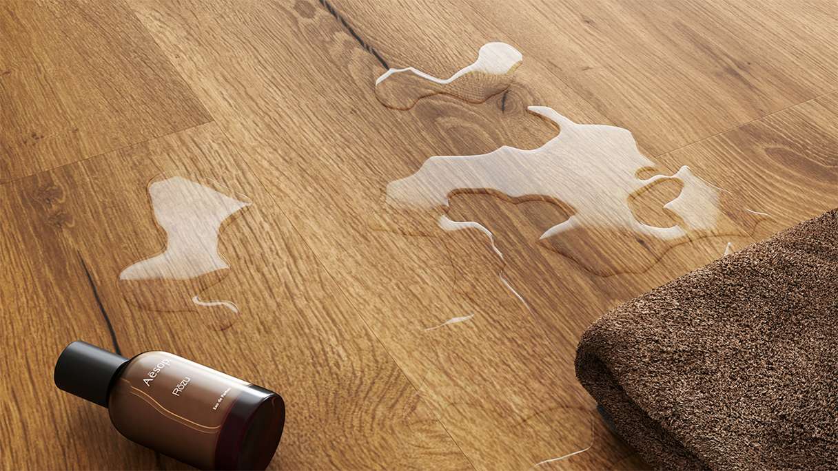 planeo Rigido Vinile ad incastro - SolutionX 2in1 Oak Natural Rustic | Isolamento acustico integrato (ECF-0092)