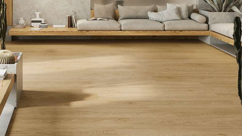 Gerflor Klick Vinyl Rigid - Creation 70 Clic EIR Lounge Oak Natural | Goffratura sincronizzata (61331273)