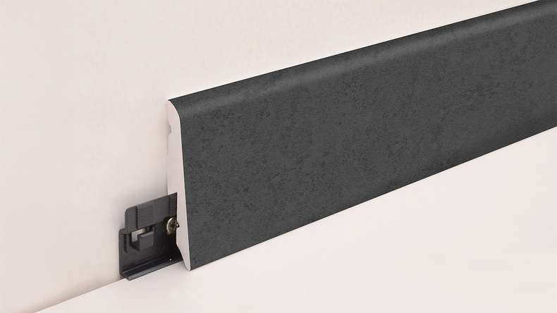 battiscopa planeo SolutionX 2in1 - 2400 x 14 x 58 mm rovere antracite (SL0026)
