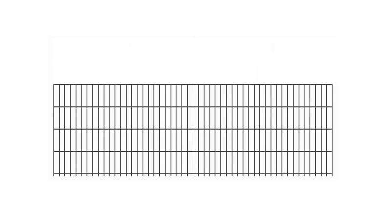 Recinzione a doppia maglia pesante 8/6/8 RAL 7016 antracite altezza - 830 x 2510 mm