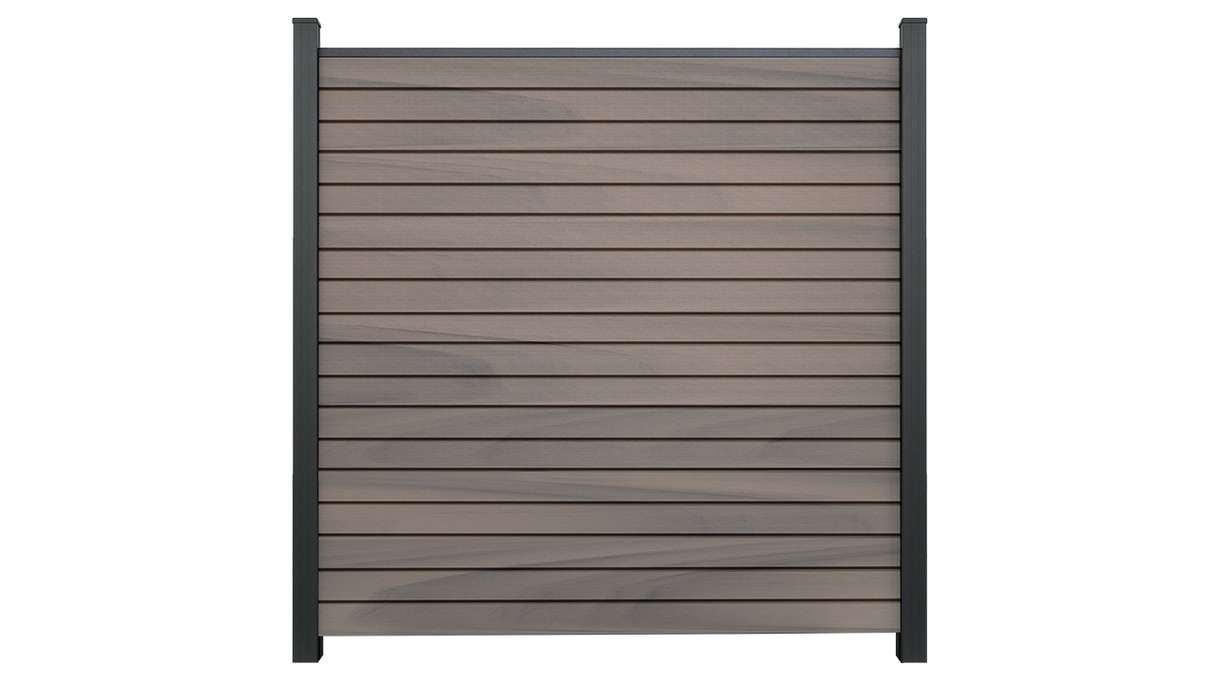planeo Gardence Trendy - Recinzione in BPC rombo Bicolore coex 180 x 180 cm