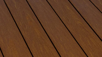 planeo pavimenti WPC - decking noce massiccio strutturato - goffrato/scanalato