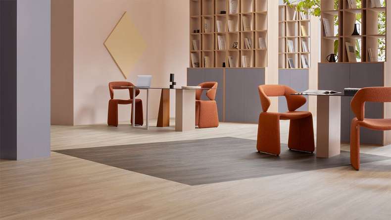 Forbo Allura Wood 55 vinile adesivo - Rovere scuro sereno (63645DR5)