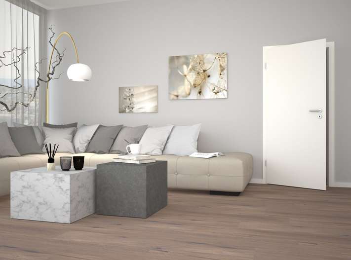 porta interna planeo VELA Calma White 9010 Bordo tondo | SMH - 1985 x 610|735|860|985 mm