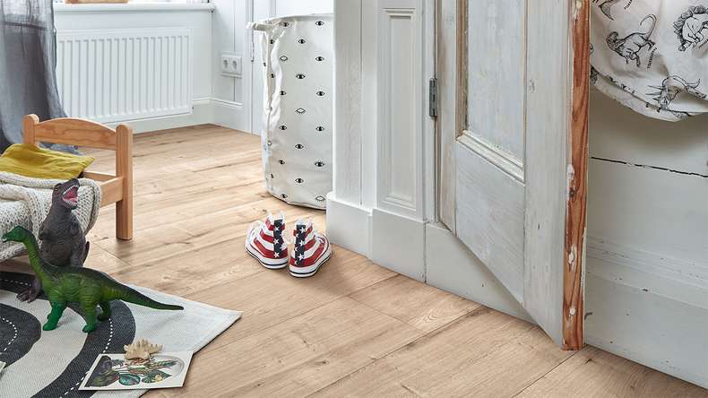 MEISTER Laminato - MeisterDesign LL 150 S Rovere cappuccino 06263 | Isolamento acustico integrato (600008-2052220-06263)