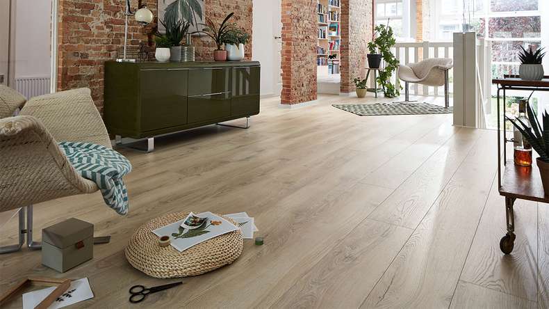 MEISTER Design pavimenti MeisterDesign. next DL 500 S - 06840 Castle oak pure | Isolamento acustico Impact integrato (400055-2052220-06840)