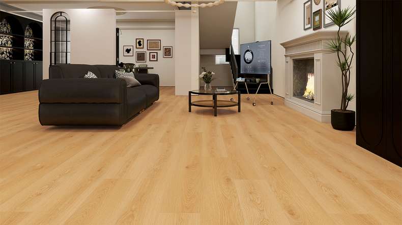 Lys&Land Vinile Klick rigido - Fjordline XL Oak Nova Tavola XL lunga 1,83 m e isolamento acustico integrato (SP183-09)