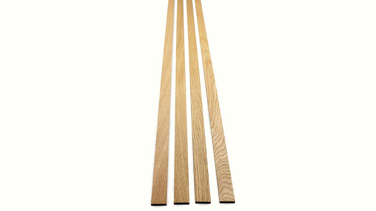 Skaben Pannelli acustici SilentWall Easy-Sticks - rovere marrone chiaro - 250 x 3,45 cm