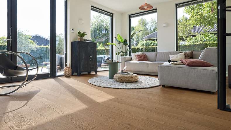 MEISTER Lindura pavimento in legno HD 400 - 20225 Rovere autentico marrone argilla laccato ultra opaco 2200 x 270 x 11 mm (500214-2200270-20225)