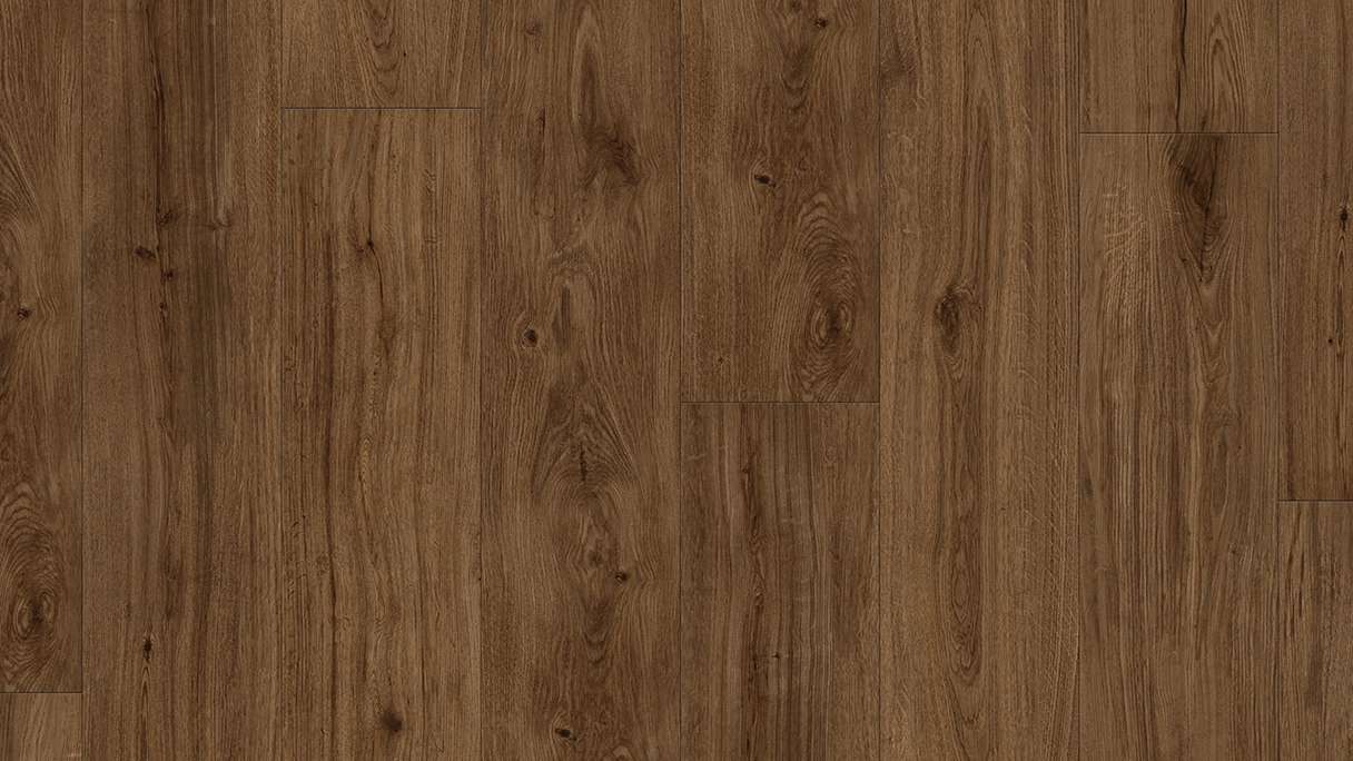 Gerflor Klick Vinile rigido - Creazione 70 Clic City Oak Marrone scuro | Aspetto autentico (61281717)