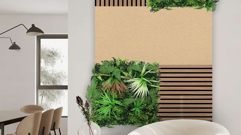 pannello in feltro acustico planeo - MixWall EcoColor Line Cream Vanilla 52 x 104 cm (PLMW-50021B)