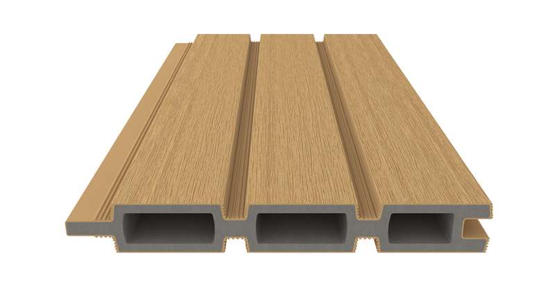 planeo LINEA - Recinzione a rombi in WPC CoEx Sand 176 x 183 cm
