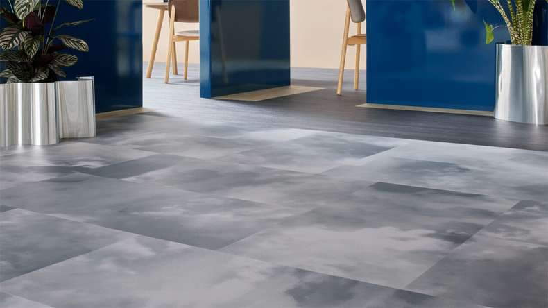 Forbo Allura Materiale 55 vinile adesivo - Nuvole blu (638749DR5_con)