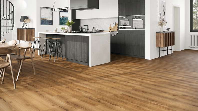 planeo Vinile rigido a incastro - GRANDline Nature Oak | Isolamento acustico integrato (NF-GL-579-N)