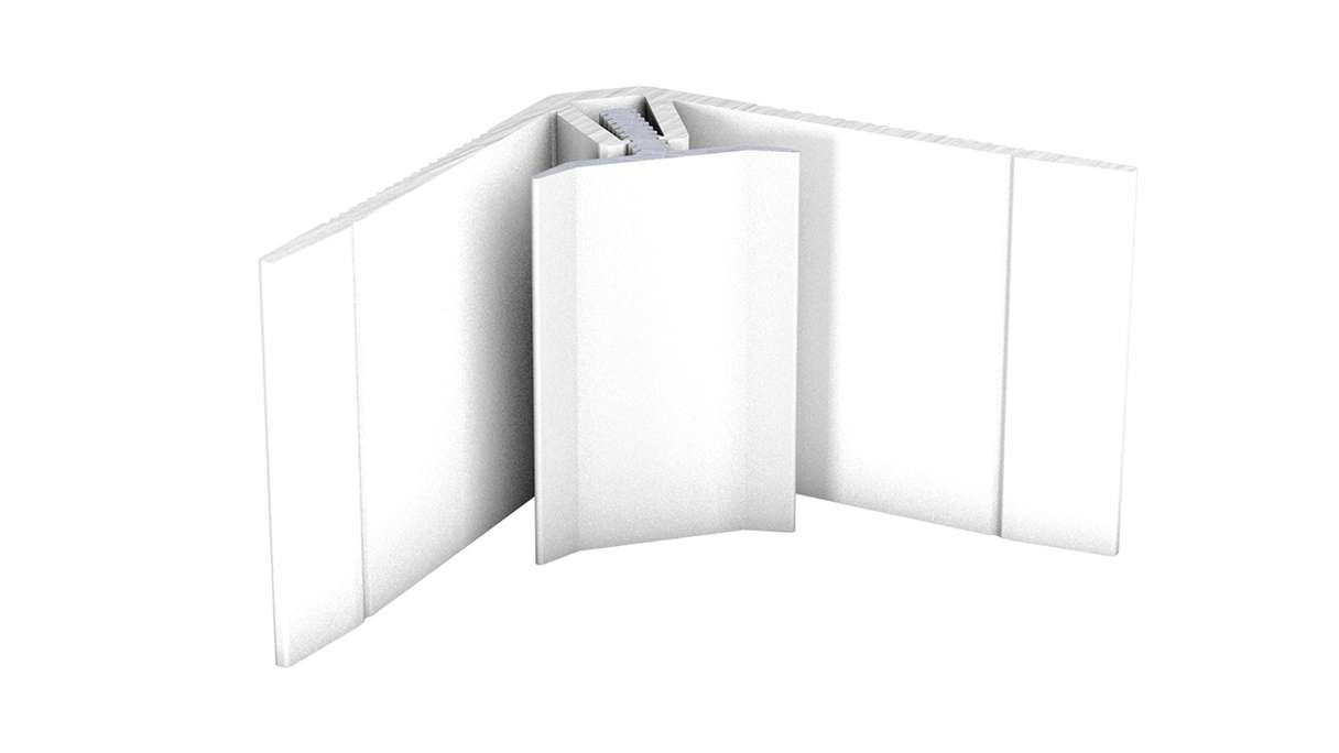 sistema di profili a parete planeo angolo interno 269 - 260 cm