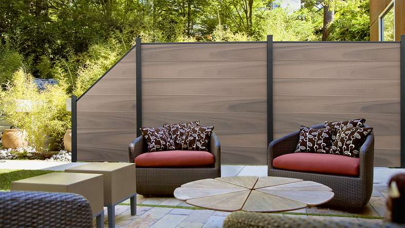 planeo Gardence Strong XL - Recinzione in BPC Bicolore co-ex