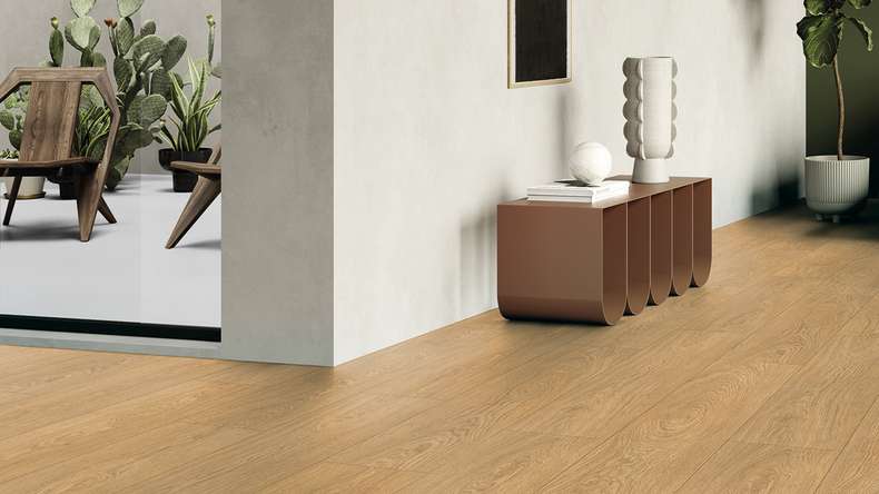 Vinile adesivo Gerflor - Creation 55 Lounge Oak Golden | Goffratura sincronizzata