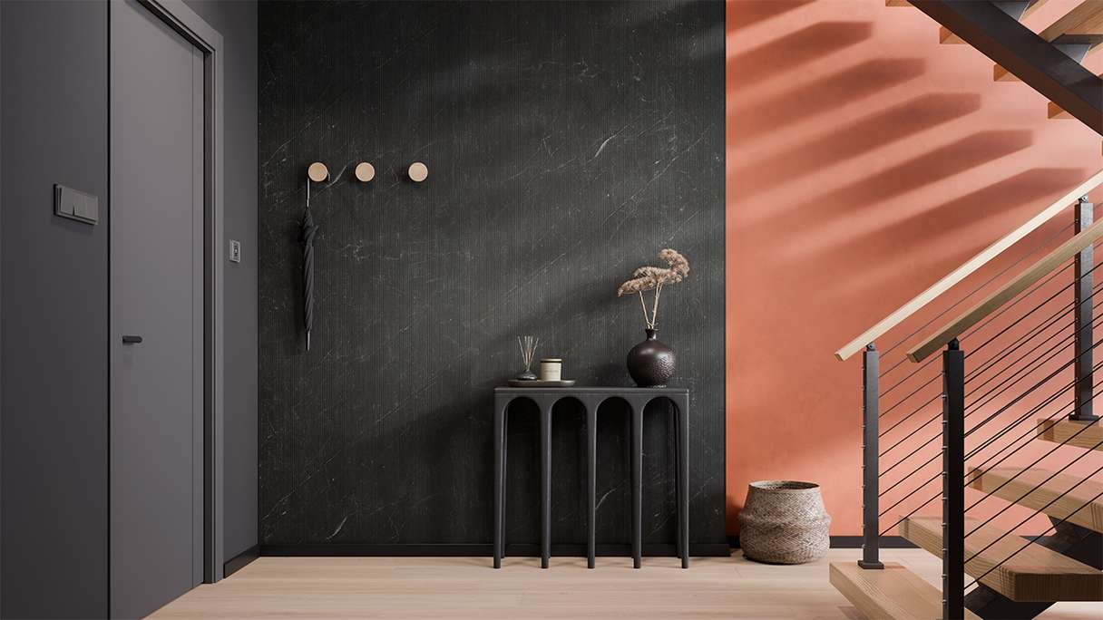 rivestimento planeo SPC - CeraRock Tile Stripes Black Slate 120 x 60 cm