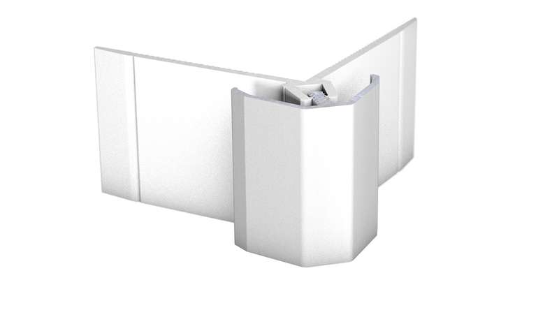 sistema di profili a parete planeo angolo esterno 069 - 260 cm