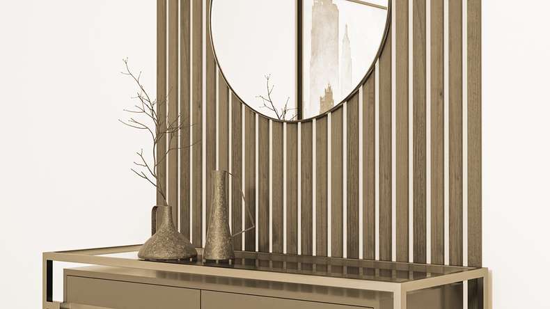 Skaben Pannelli acustici SilentWall Easy-Sticks - Rovere rustico - 250 x 3,45 cm