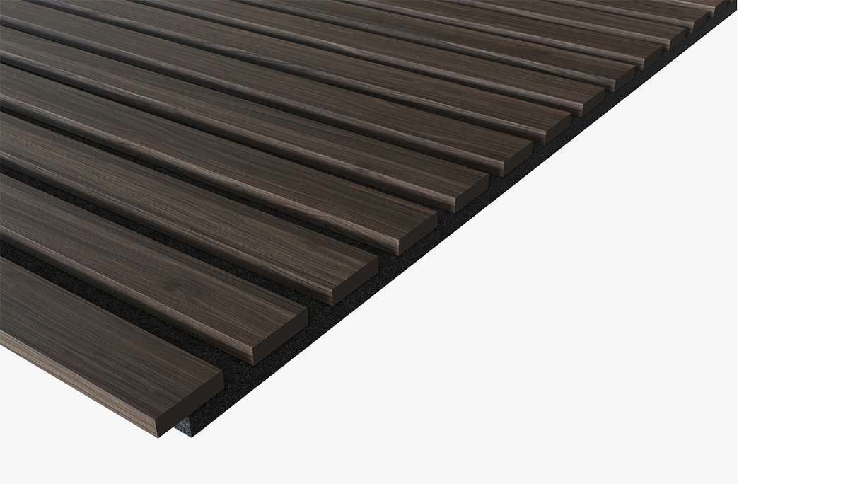 pannelli acustici planeo - Rovere marrone - 2400 x 525 x 18 mm (PU-A-003)