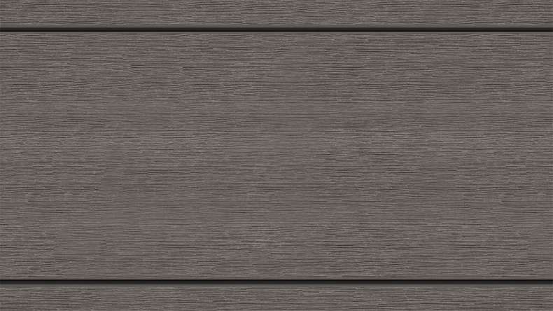 planeo MAXLine Nature - Pannello per decking XL rivestito in WPC CoEx a camera cava - grigio scuro 3m strutturato/liscio spazzolato