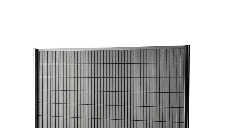 set di listelli planeo WPC - antracite L 250 x H 123 cm