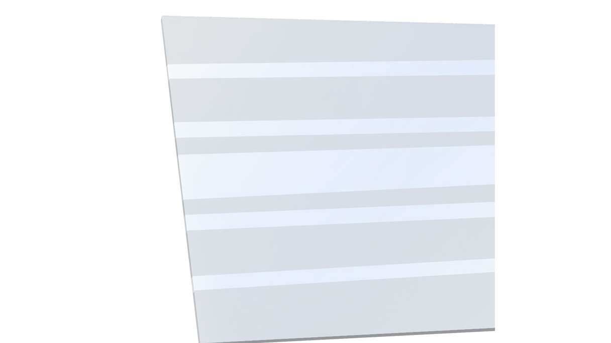 planeo Gardence Strong - Inserto di design Profilo in vetro