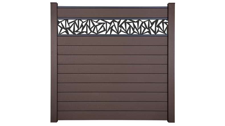 planeo Gardence Strong - recinzione a innesto BPC Triangle Terra 180 x 180 cm