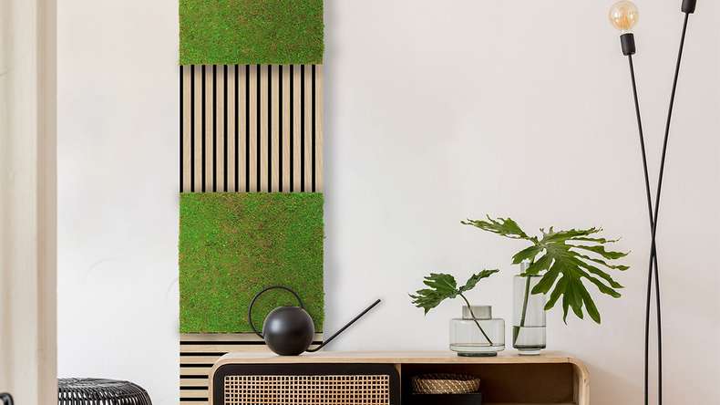 pannello acustico planeo - MixWall Timber Solid Flare Oak 52 x 52 cm | impiallacciato in vero legno (PLMW-00311C)