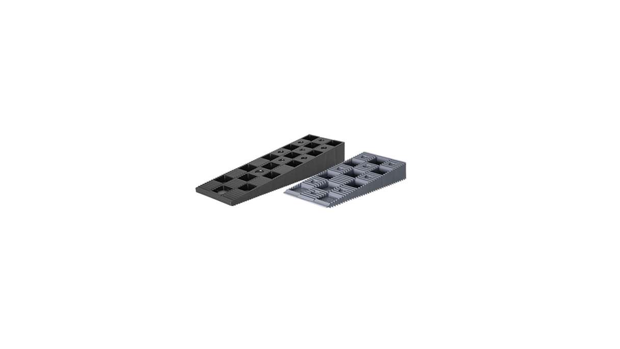 planeo cunei di regolazione grigio 14-40mm in plastica