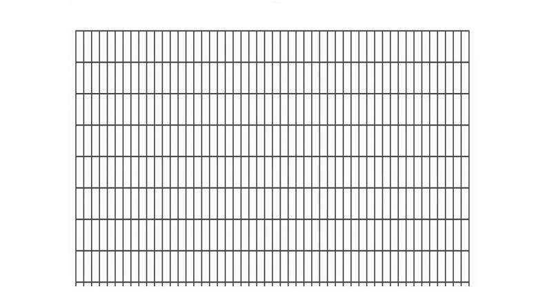 Luce di recinzione a doppia maglia 6/5/6 RAL 7016 antracite altezza - 1630 x 2510 mm