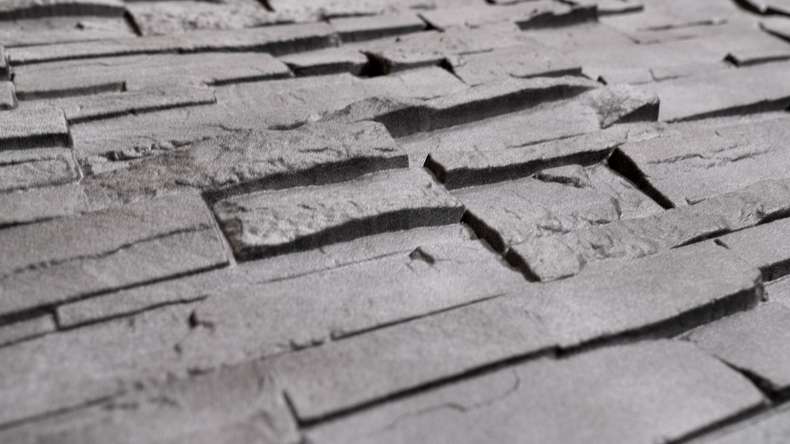pannello per facciate planeo effetto pietra - NoviStone Antracite 1054 x 334 mm