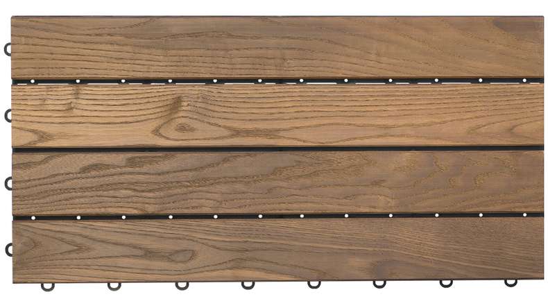 planeo click tile Thermo Ash XL - 4 doghe lisce