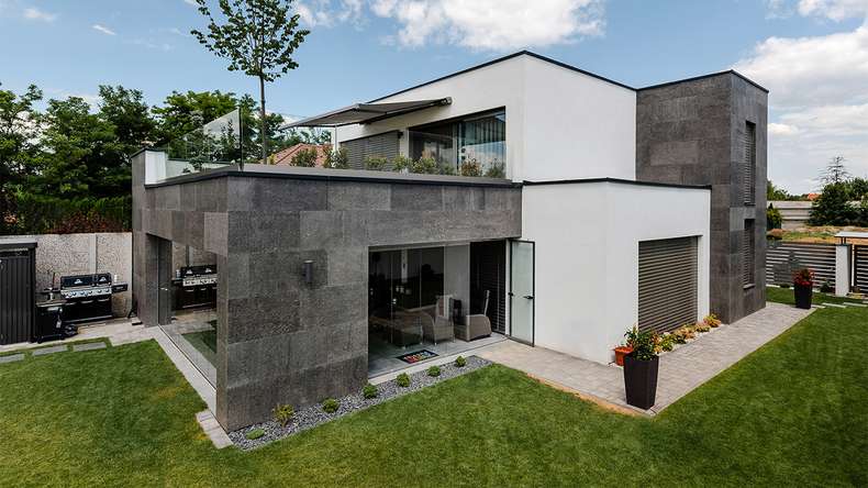 planeo EVOLITH Slate&Stone - Rivestimento in pietra naturale Obscura 1220 x 610 mm