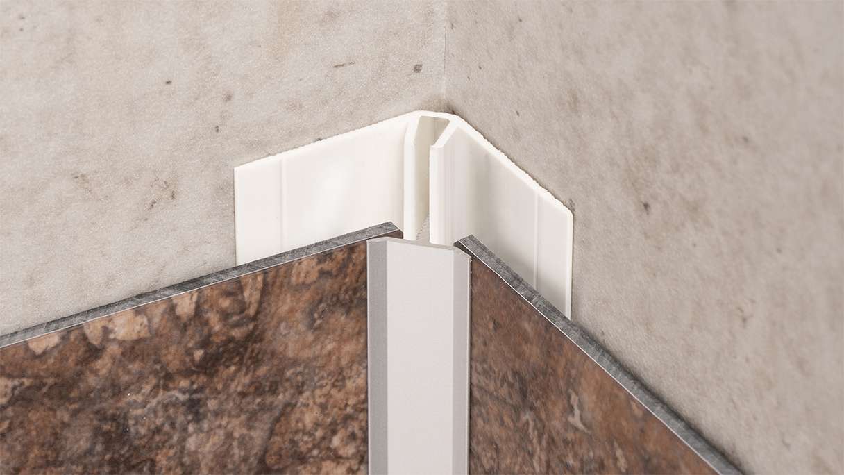 sistema di profili a parete planeo angolo interno 269 - 260 cm