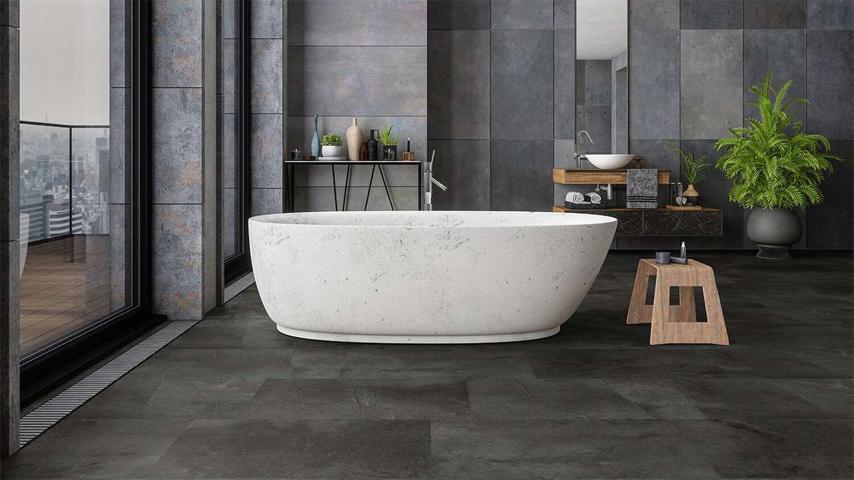 Gerflor Klick Vinyl - Senso Clic 3 Shale Black | Made in France (61221297)