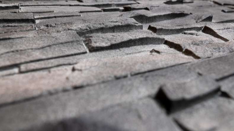 pannello di facciata planeo effetto pietra - NoviStone Lava 1054 x 334 mm