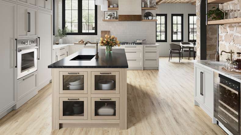 planeo Rigido Vinile ad incastro - SolutionX 2in1 Light Oak | Isolamento acustico integrato (ECF-0057)