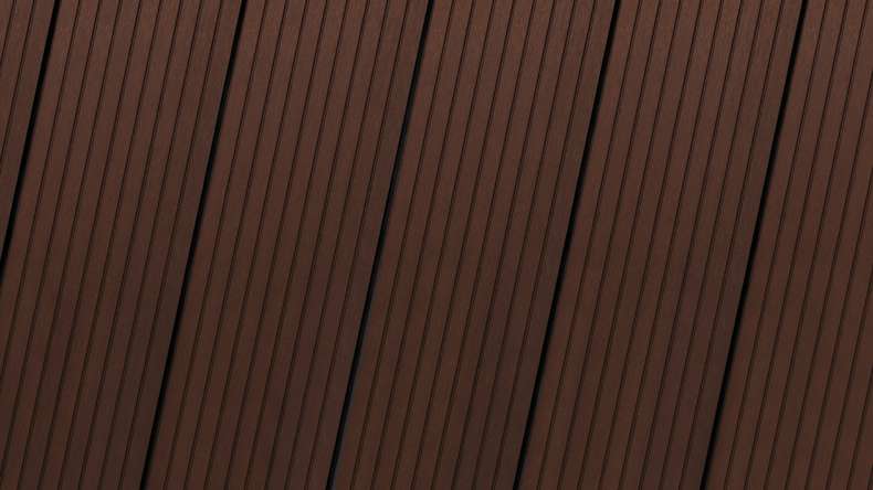 planeo legno per esterni - bambù scuro - liscio/scuro