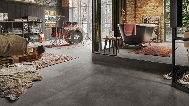 MEISTER design flooring dryback vinyl DB 155 - 20208 Stoner rock stone pore structure (400058-0914457-20208)