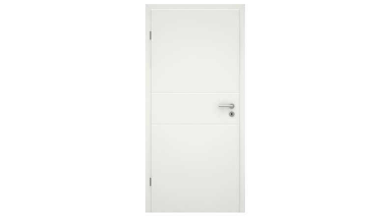 porta interna planeo design VELA Kado 3O laccato bianco 9010 bordo angolare | laccato - 1985 x 610|735|860|985 mm