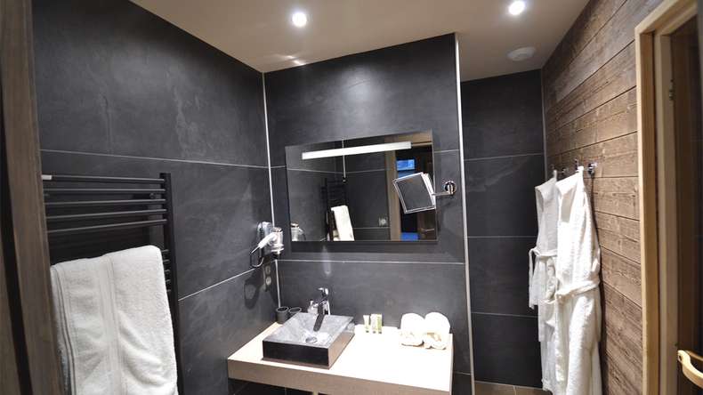 planeo EVOLITH Slate&Stone - Rivestimento in pietra naturale Noctis 1220 x 610 mm